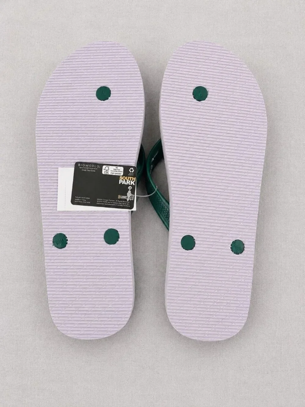 South Park Men's Flip-Flops Size 9 NWT